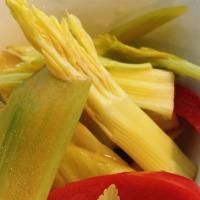 Homemade Pickles · pickled celery and bell peppers