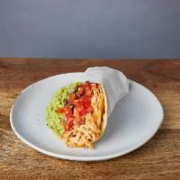 NICK'S WAY POLLO :: · One taco with a grilled crispy corn tortilla wrapped in a soft corn tortilla. With Jack chee...