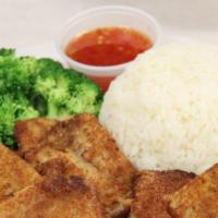 5. Fish Katsu with Broccoli Lunch · 
