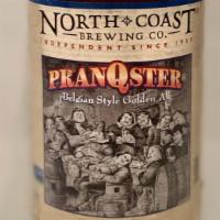 Pranqster Belgian Style (25.4 oz) · Golden Ale, North Coast Brewing Company, CA: BELGIAN STYLE GOLDEN ALE: 7.6% ABV								
prod...