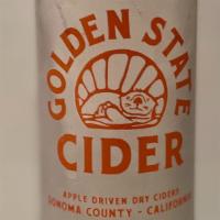 Mighty Dry Hard Cider (16 oz) · Golden State Cider Company, Sebastopol, CA: APPLE CIDER: 6% ABV	tart, crisp, dry, tangy, smo...