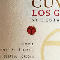 BTL Rose of Pinot Noir,  Testarossa , 2021 · Testarossa, Los Gatos, 2021: Central Coast, CA. “Brilliant blush hue. Enchanting aromas of p...