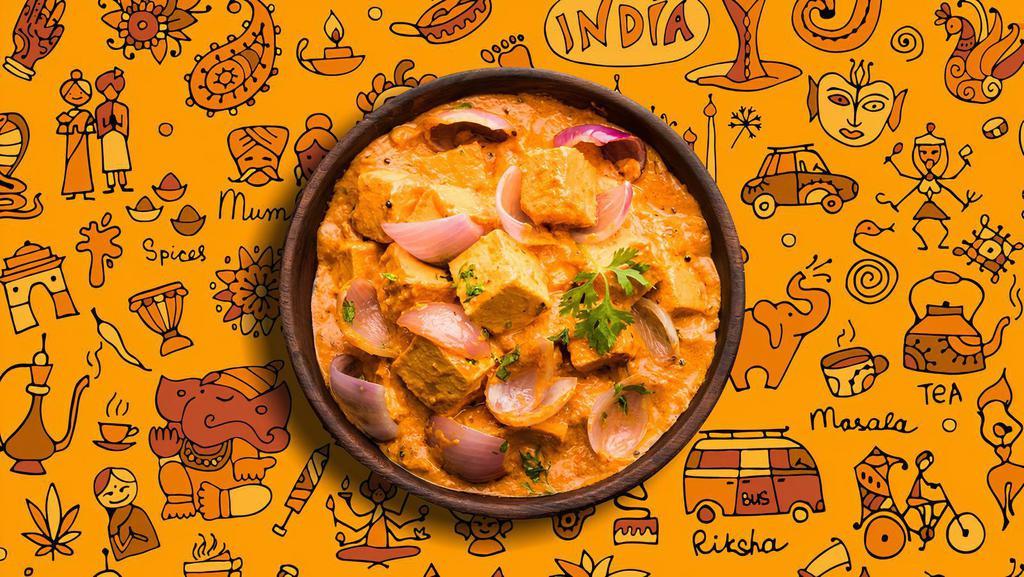 Paneer Punjabi by Nature · 16 oz. Chargrilled cottage cheese cubes, cooked to perfection in a tomato cream sauce.