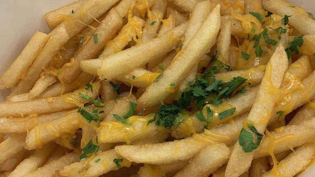 Cheesy Garlic Fries · 