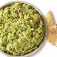 Guacamole (8Oz) And Chips · 8 oz of fresh avocados, garlic, lime juice, jalapenos, cilantro and red onions. Handmade dai...