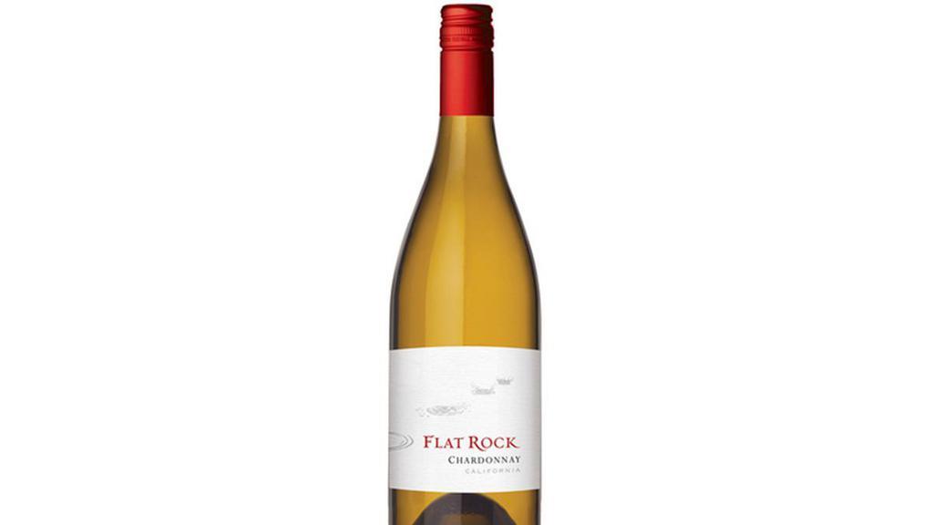 Flat Rock - Chardonnay – California, 750Ml (12.5% Abv) · Fruity, creamy, oak finish. Must be 21 or over to purchase alcohol. You will be carded upon delivery of the order. By ordering these items you are confirming you are over 21 years old. Must be purchased with food.