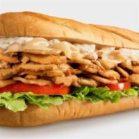Chicken California · Our Chicken California cheesesteak is the perfect blend of savory, creamy, and zesty. We sea...