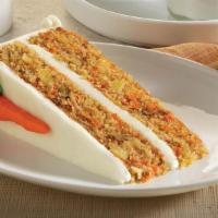 Carrot Cake  · Our famous Carrot Cake topped with cream cheese icing. Served by the slice.