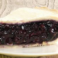 Blueberry Pie  · No sugar added. Served by the slice.