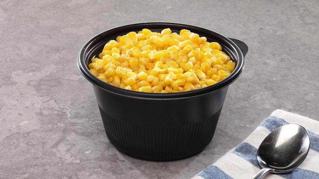 Buttered Corn · Served in a 24 oz. bowl.