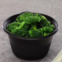 Steamed Broccoli · Served in a 24 oz. bowl.