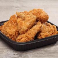 6 Piece Fun Box · Six pieces of our delicious fried chicken. Choice of white or dark meat chicken.