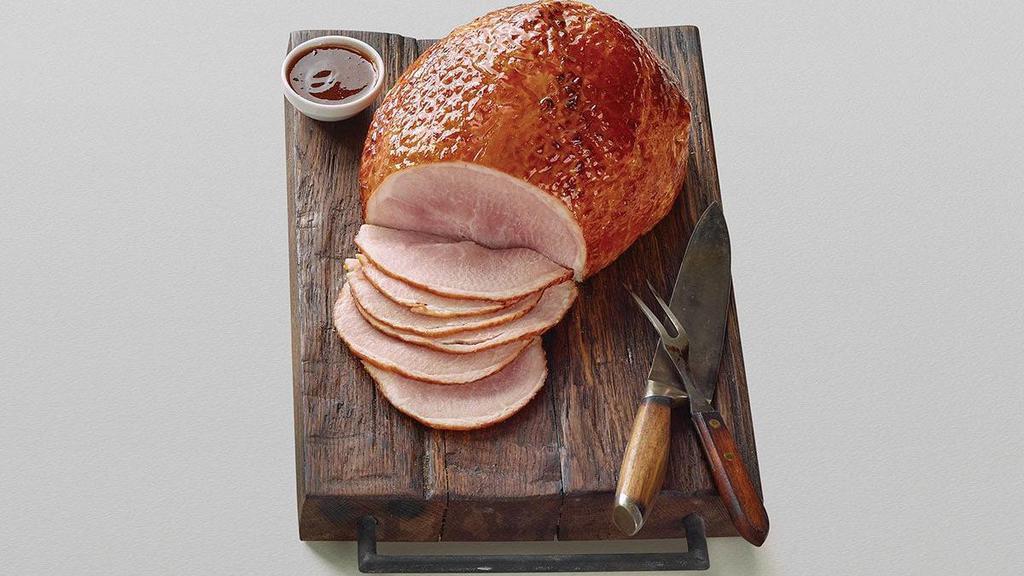 Carved Ham · Sliced slow-cooked hickory-smoked cured ham. Priced by the pound