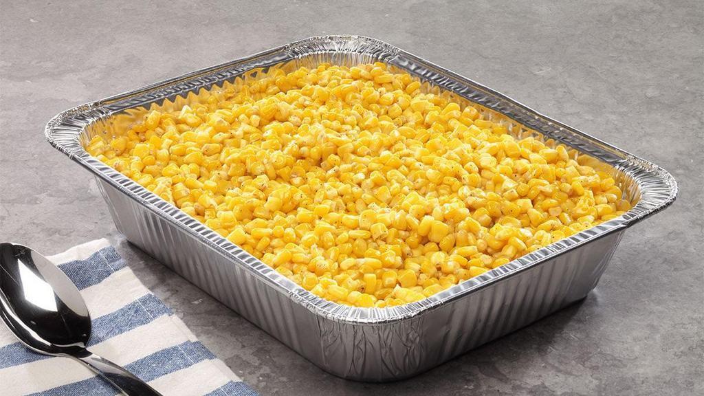 Buttered Corn · Serves 15 people.