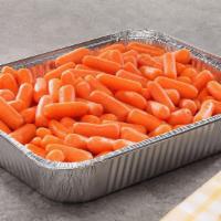 Steamed Carrots · Serves 15 people.
