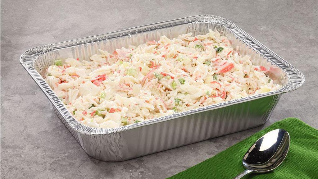 Seafood Salad  · Made with delicious crab meat, fresh vegetables, and unique dressing.