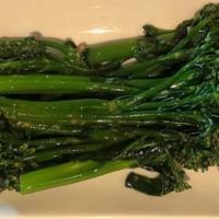 Broccolini · Sautéed broccolini, olive oil, garlic, Italian chilies