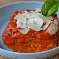 Lasagna · Neapolitan Meat Lasagna, made with (veal,beef,pork) Tomato sauce, fresh Mozzarella, Ricotta,...