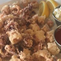 Fried Calamari · Lightly Dusted with Flour and Fried to Golden Brown.  Served with Luceti's Tarter/Cocktail S...