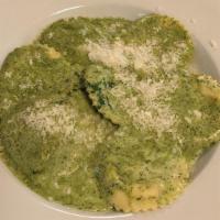 Beef Ravioli · Spinach/Cheese or Cheese Options Available.