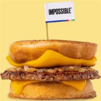Impossible™ Karl'S Deluxe · A patty melt served Karl’s Style with a crispy seasoned Impossible™ patty, caramelized onion...