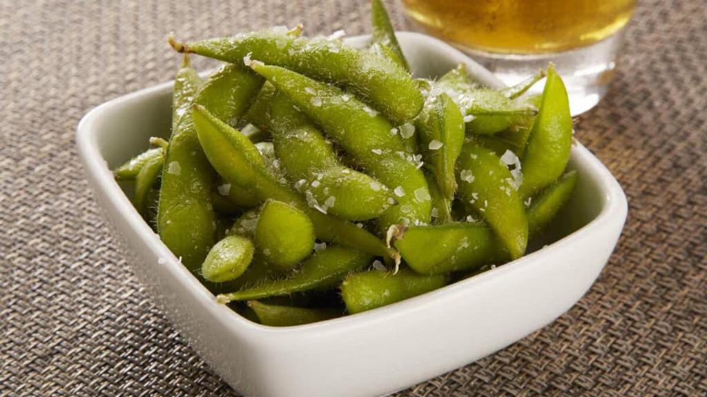 Edamame · Steamed soybeans dusted with salt