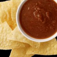 Chips & Tomatillo-Red Chili Salsa · 