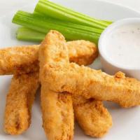 Wings · Serves 2 | Choice of: buffalo-style, bbq, or plain & served with creamy ranch | 270-310 cals