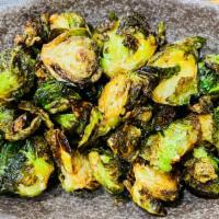Brussels Sprouts · With Truffle Salt.