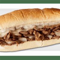 Philly Cheesesteak · Thinly sliced steak and onion, provolone with peppercorn dressing