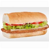 Vegimax®  · Veggie patty, provolone, tomatoes and lettuce with creamy Italian dressing
