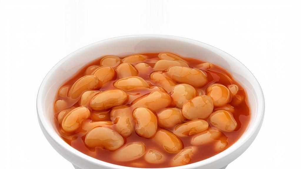 Beans · A side dish of Beans available in customer's preference of flavor and size.