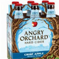 Angry Orchard Crisp Apple Hard Cider | 6 Pk · 6 Pk Bottles. Flavor Crisp Apple. 5.5% alcohol content