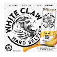 White Claw Mango Hard Seltzer | 6 pk · 6 pk, 12 oz cans. 5% alcohol. 100 cal