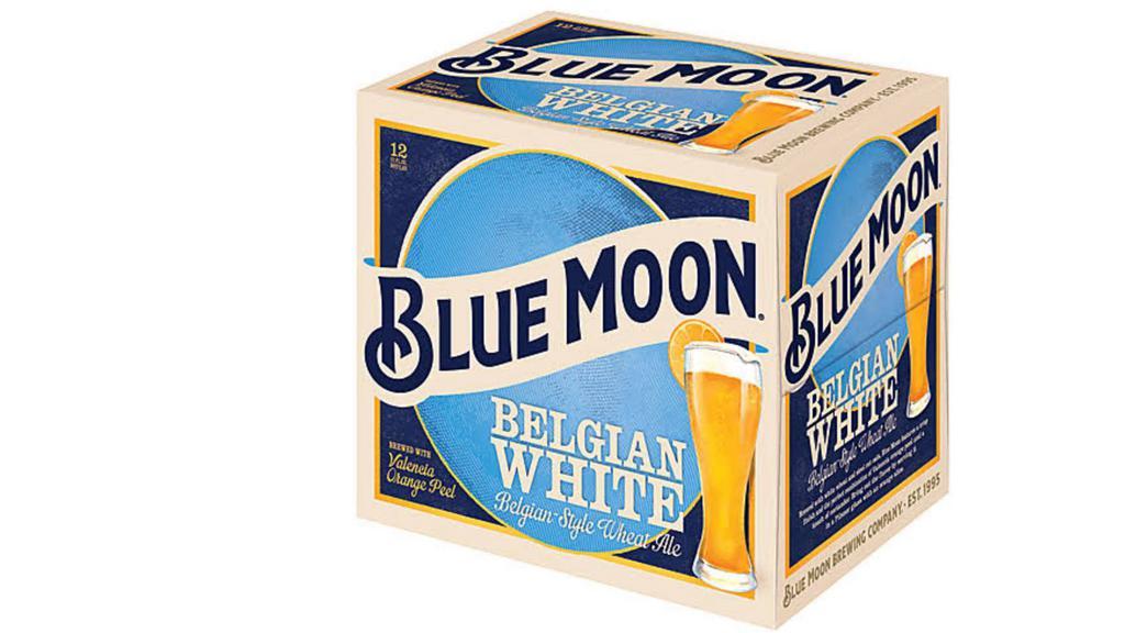 Blue Moon | 12-Pack, Bottles · Blue Moon Belgian Wheat Ale  12 Pk bottles