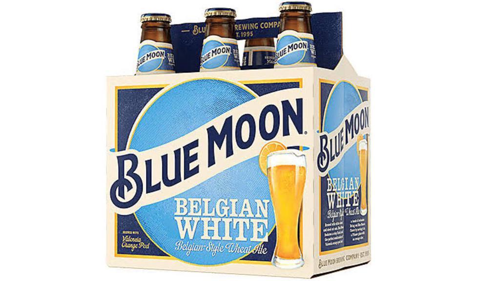 Blue Moon Belgian Ale | 6-Pack, 12 oz Bottles · 6 pk, 12 oz bottles. 5.4% alcohol.