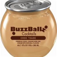 Buzzballz Choc Tease (200 ml) · Indulge in a rich, chocolate cocktail crafted with real cream and natural chocolate flavor. ...