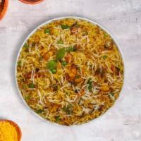 Veggie Pulao Patrol · Vegetables, Peas, whole spices and Basmati rice cooked with clarified butter to create a fla...