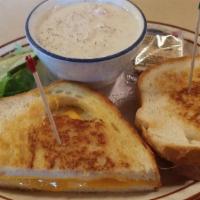 Cheese Sam-wich. · Our cheese sandwich comes with your choice of cheese and is served grilled or cold with mayo...
