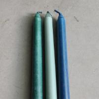Tapered Candles - Set of Three · 12in unscented  taper candles. The candles are smokeless, and have a 7 hours burn time. Made...