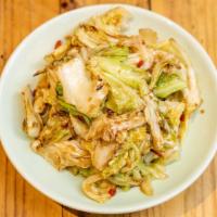 Chinese Stir-Fried Cabbage · Vegetarian.