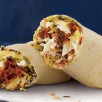 Big Breakfast Burrito · Cage-Free Eggs, Turkey-Sausage, Bacon, Cheese, Green Chiles, Shredded Hash Browns, Salsa and...