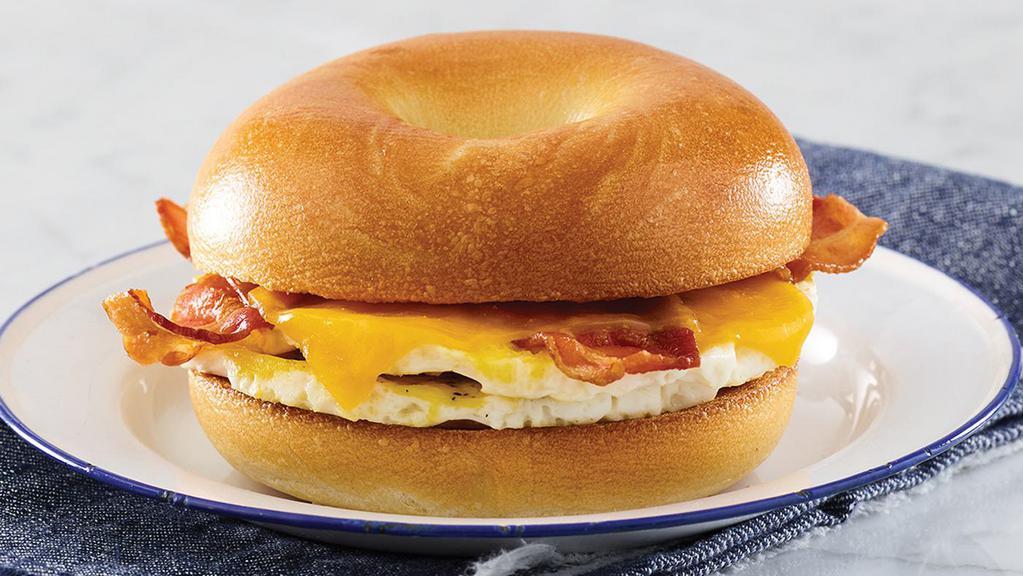 Bacon & Cheddar · Cage-free egg, bacon, and melted cheddar cheese.