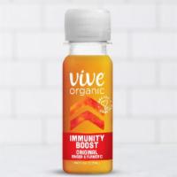 Bottled - Vive Immunity Boost · Cold-Pressed Turmeric, Ginger, and Echinacea, paired with Black Pepper, Pineapple and Lemon ...