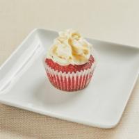 Keto & GF Red Velvet Cupcake · Homemade low-carb red velvet cupcake made with almond flour and organic ’Monkfruit’ sweetene...