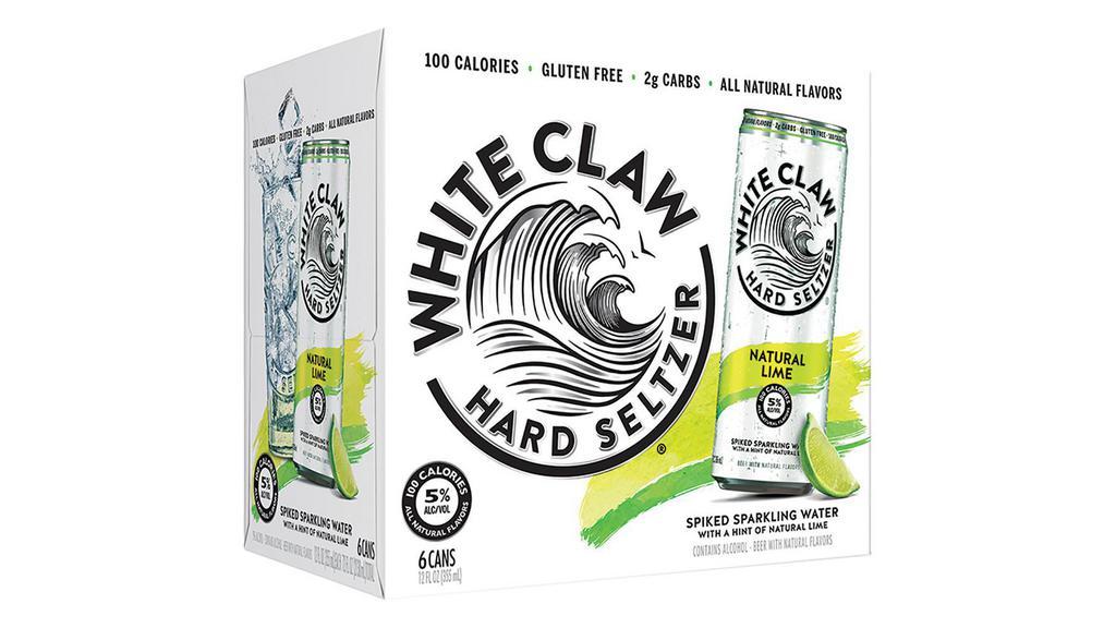 White Claw Hard Seltzer Lime Can (12 Oz X 6 Ct) · The fresh flavor of Natural Lime can’t be ignored. Every sip is met with a purely refreshing, zesty citrus aroma and a clean, crisp finish.