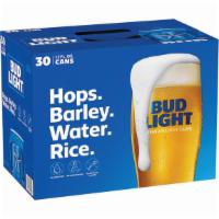 Bud Light Can (12 oz x 30 ct) · Bud Light is a premium beer with incredible drinkability that has made it a top selling Amer...