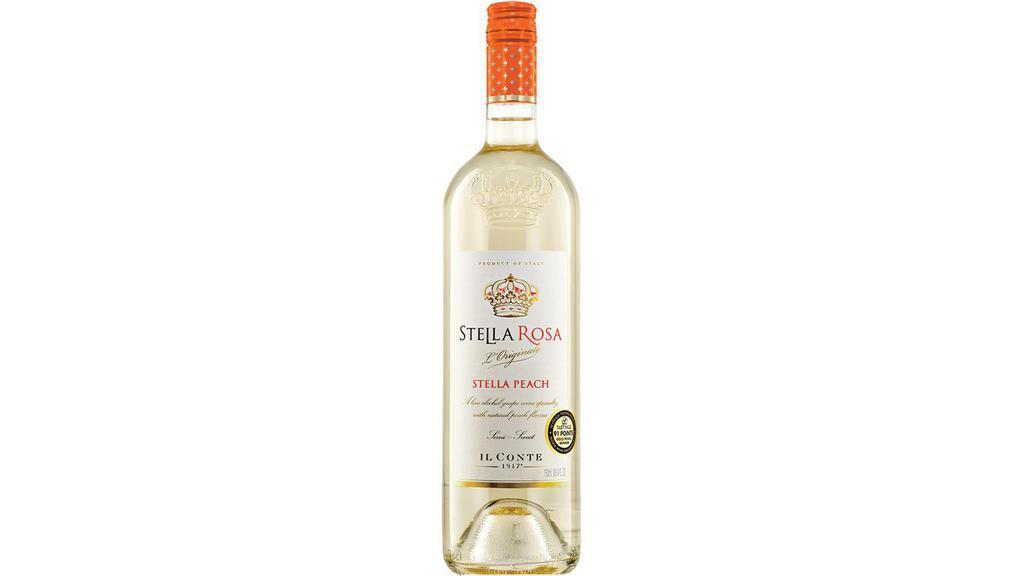 Stella Rosa Peach | 750 Ml · Summer is forever where there is Stella Rosa Peach, a refreshing semi-sweet, semi-sparkling wine that will tickle your tongue and keep your days fun. Share a bottle with friends and relish in the moments.