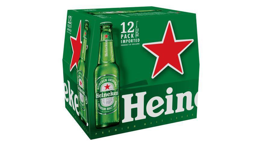 Heineken Bottle (12 oz x 12 ct) · Smooth, nicely blended bitterness, clean finish. Wherever you go in the world, it‚Äôs always refreshing to see something you recognize. That green bottle, the red star, the smiling ‚Äòe‚Äô‚Ä¶ like an instant welcome from an old friend. Cold, fresh, high quality Heineken. Enjoyed near and far since 1873.