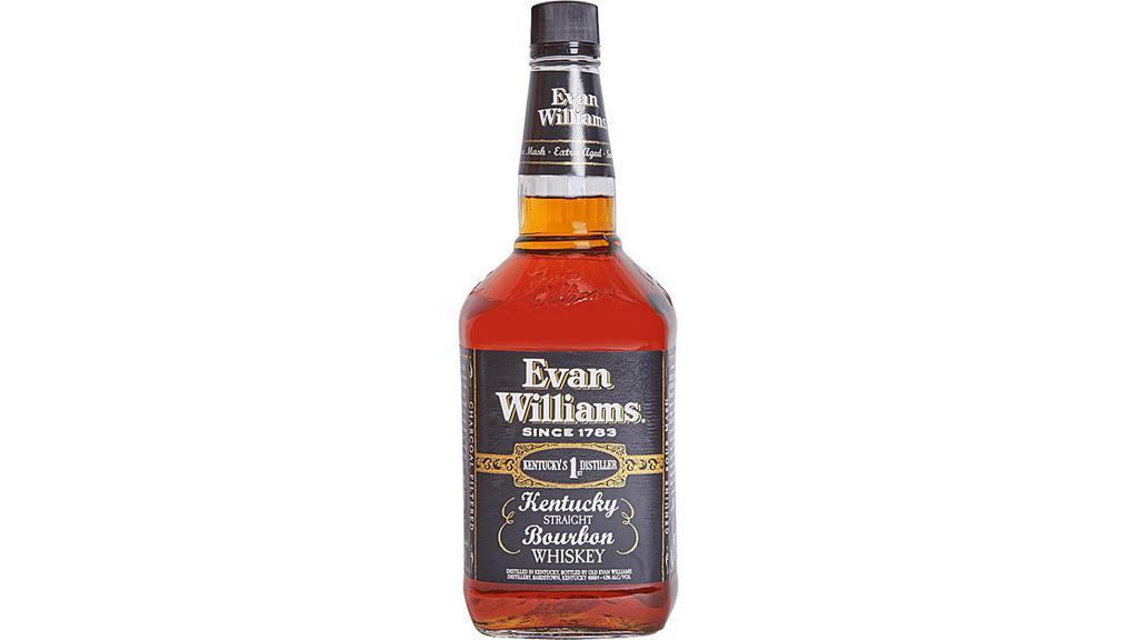 Evan Williams (750 ml) · Our Kentucky Straight Bourbon is full of character and simply done right. Named after Evan Williams, who opened Kentucky’s First Distillery along the banks of the Ohio River in 1783, it’s aged far longer than required by law. The result is a Bourbon that’s smooth, rich, and easy to enjoy.